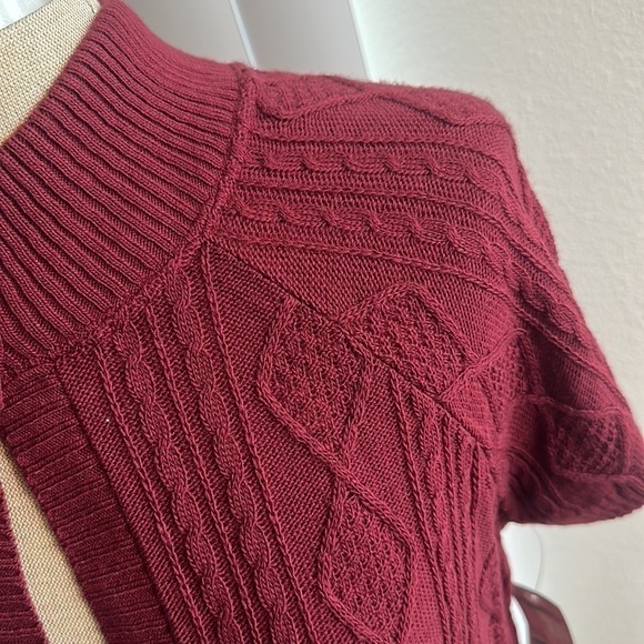 ELEMENTZ TWO BUTTON MOCK NECK OPEN CARDIGAN SZ L CAREER EVERYDAY - Picture 2 of 10